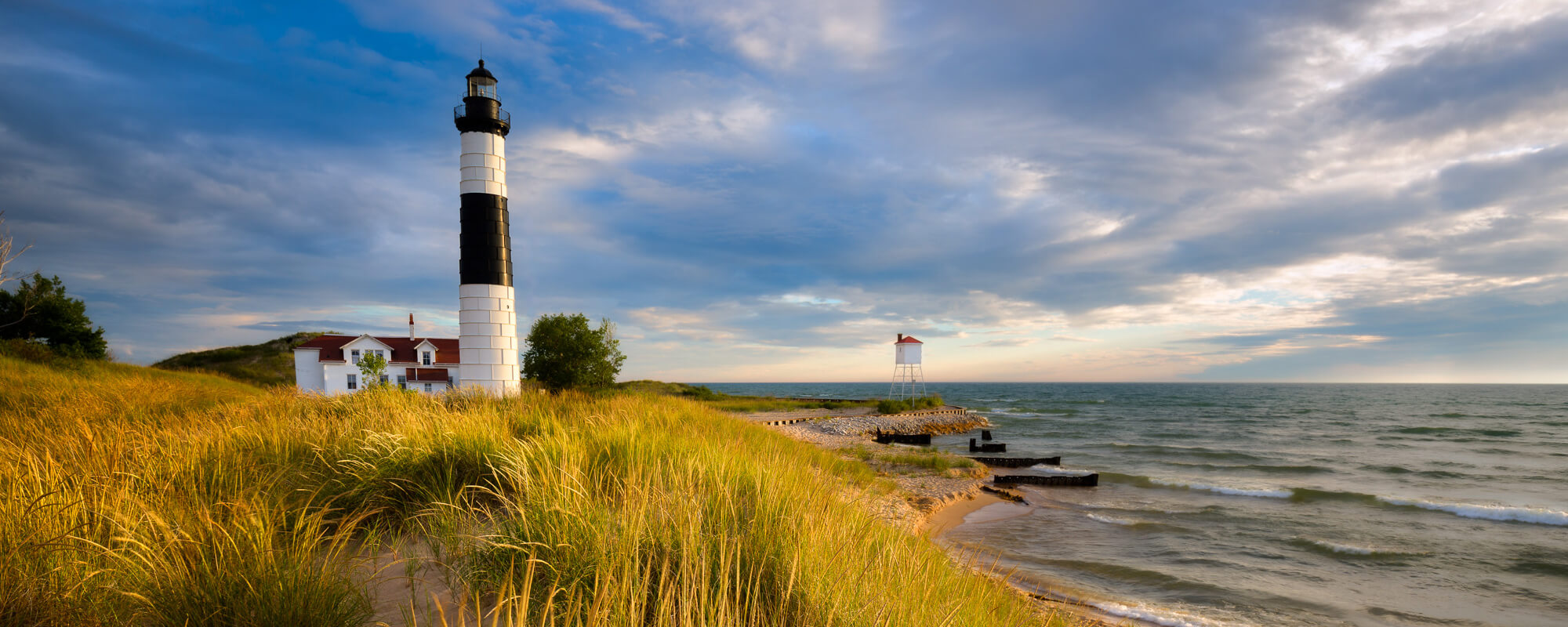 Big Sable Point Lighthouse The Big Sable Point Lighthouse at sunset